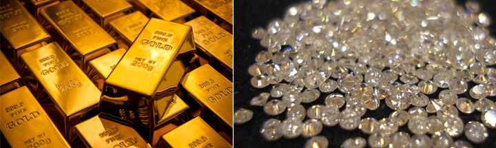 Diamonds and Gold